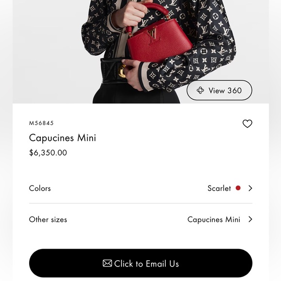 Louis Vuitton Capucines Mini Scarlet - Picture 12 of 12